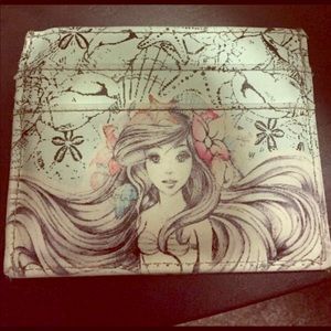 Little mermaid wallet credit card holder